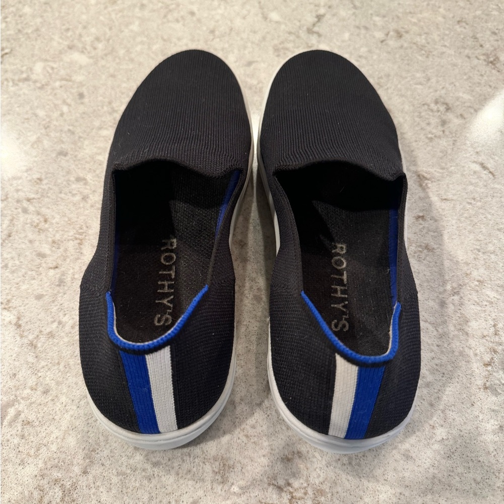 Rothy’s original slip on sneaker 10.5 black